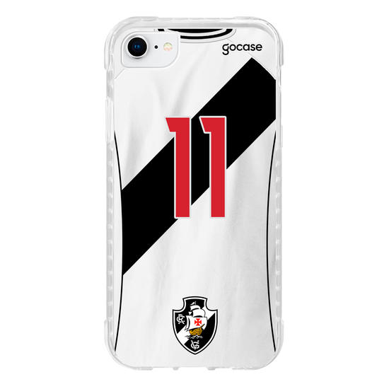 Capinha para celular Vasco da Gama - Uniforme 2 Personalizado