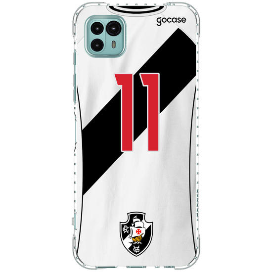Capinha para celular Vasco da Gama - Uniforme 2 Personalizado