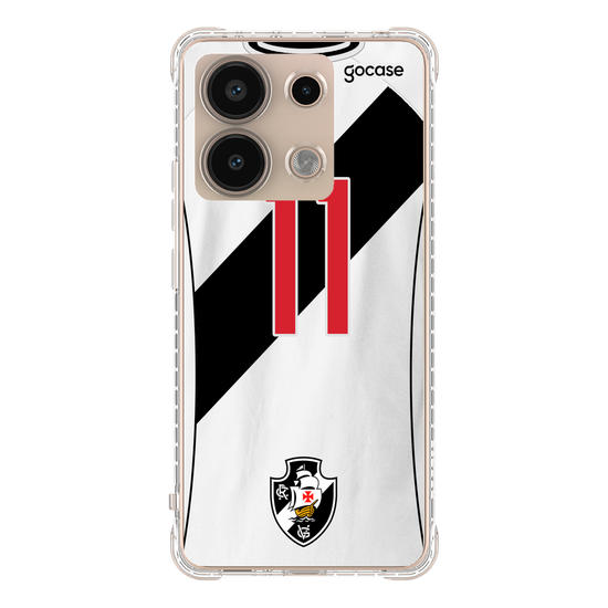 Capinha para celular Vasco da Gama - Uniforme 2 Personalizado