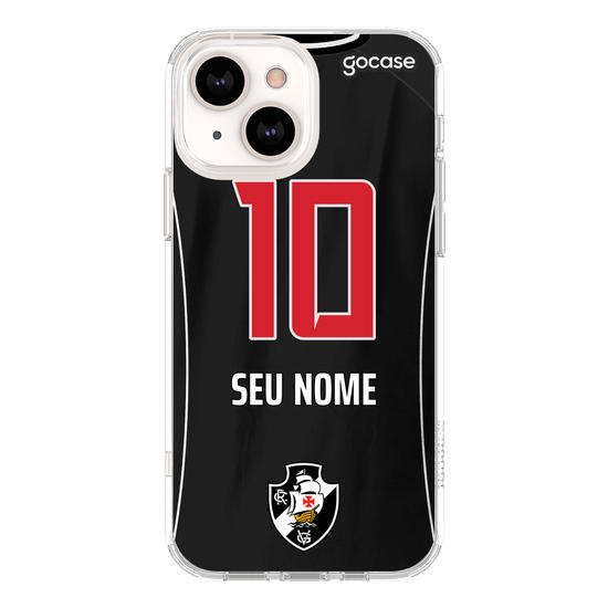 Capinha para celular Vasco da Gama - Uniforme 1 2020 Personalizado