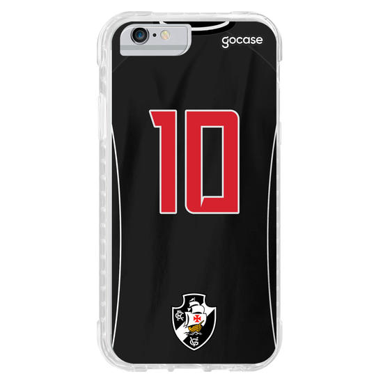 Capinha para celular Vasco da Gama - Uniforme 1 2020 Personalizado