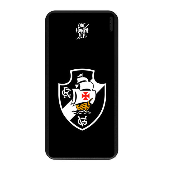 Carregador Portátil Fast Charge - Vasco - Uniforme 2 2023 Escudo