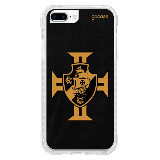 Capinha para celular Vasco da Gama - Uniforme 3 2022 Goleiro Preta Escudo