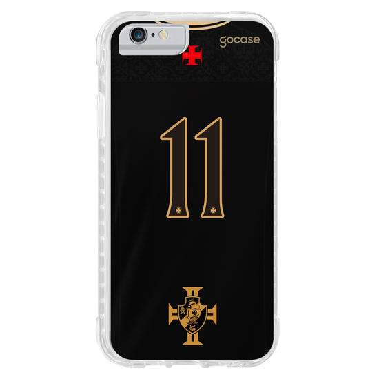 Capinha para celular Vasco da Gama - Uniforme 3 2022 Goleiro Preta Personalizado Capinha para celular Vasco da Gama - Uniforme 3 2022 Goleiro Preta Personalizado
