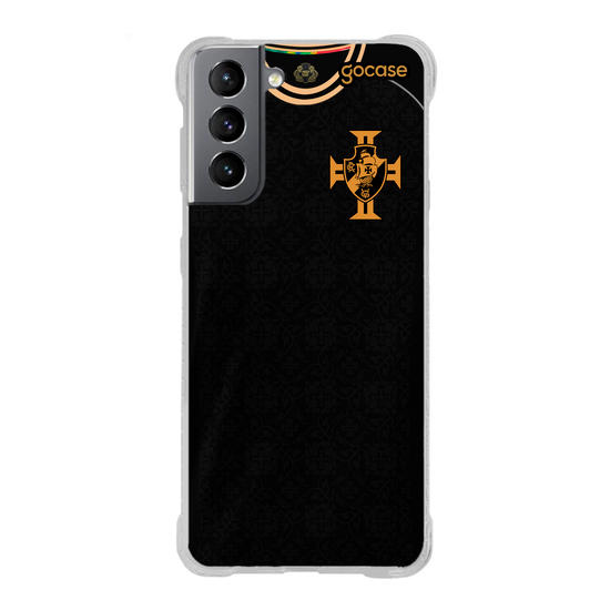 Capinha para celular Vasco da Gama - Uniforme 3 Goleiro Preta