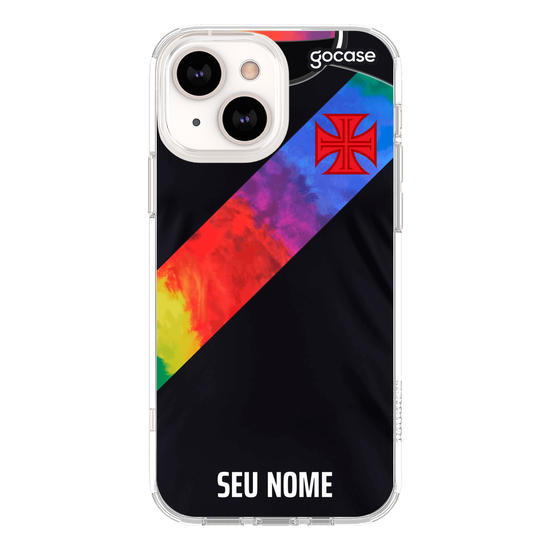 Capinha para celular Vasco da Gama - Uniforme Orgulho (Preta)