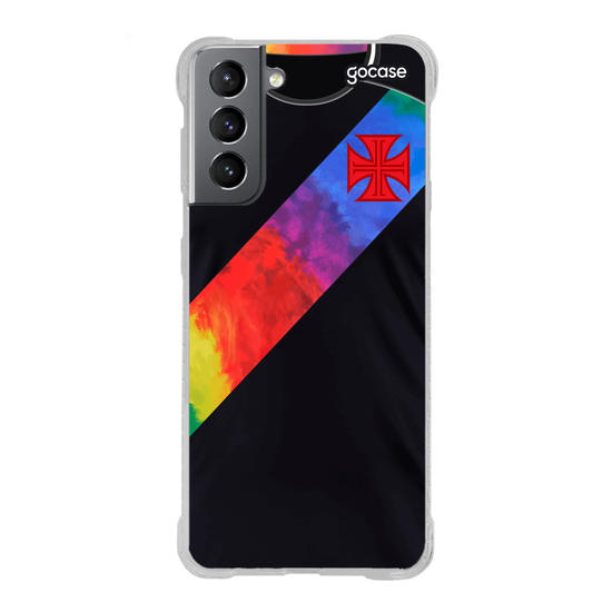 Capinha para celular Vasco da Gama - Uniforme Orgulho (Preta)