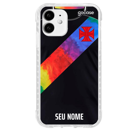 Capinha para celular Vasco da Gama - Uniforme Orgulho (Preta)