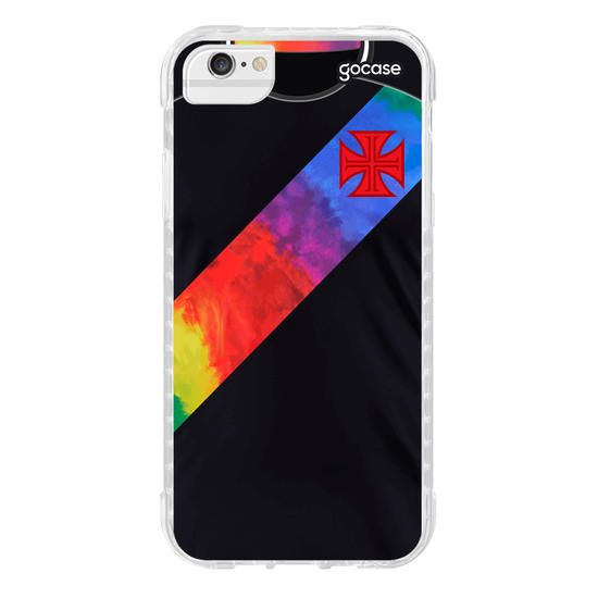 Capinha para celular Vasco da Gama - Uniforme Orgulho (Preta)