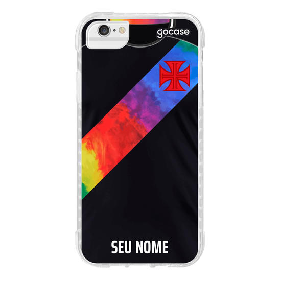 Capinha para celular Vasco da Gama - Uniforme Orgulho (Preta)