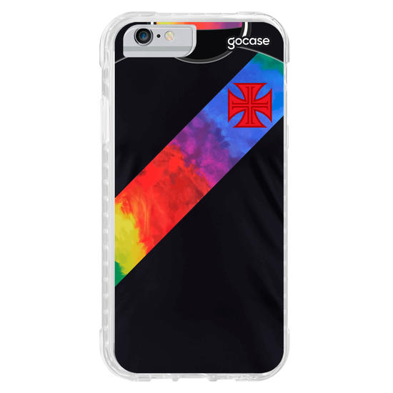 Capinha para celular Vasco da Gama - Uniforme Orgulho (Preta)