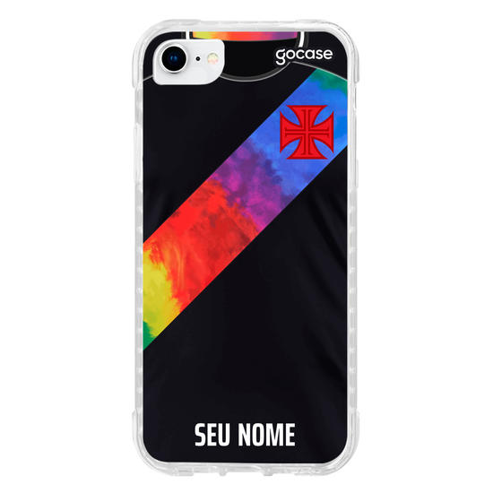 Capinha para celular Vasco da Gama - Uniforme Orgulho (Preta)