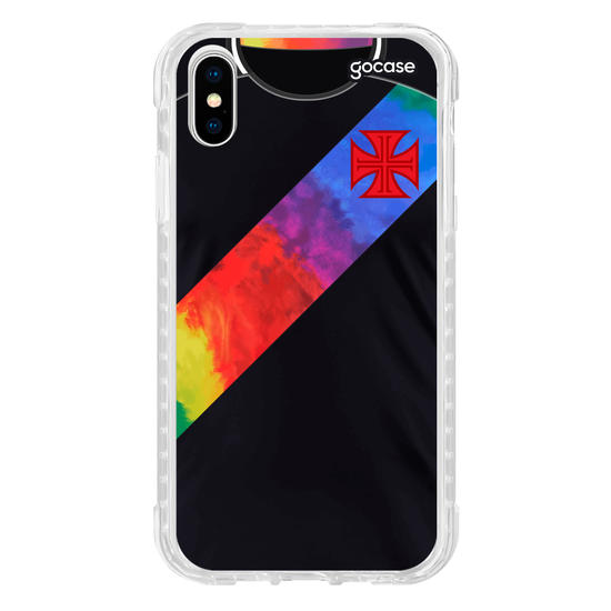 Capinha para celular Vasco da Gama - Uniforme Orgulho (Preta)