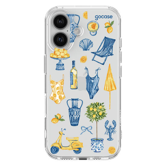 Capinha para celular  Verão na Itália Elementos