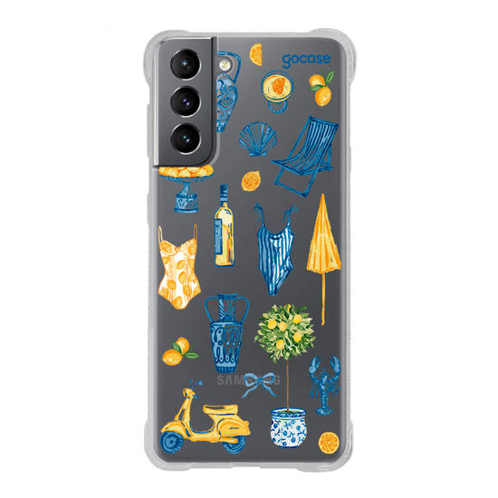 Capinha para celular  Verão na Itália Elementos
