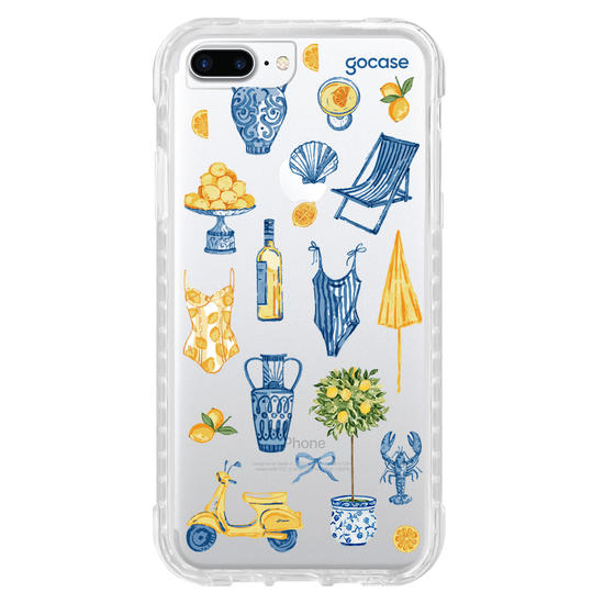 Capinha para celular  Verão na Itália Elementos