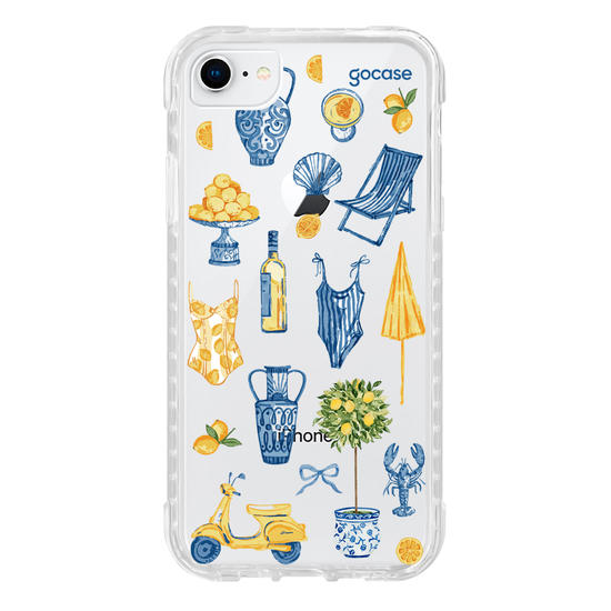 Capinha para celular  Verão na Itália Elementos