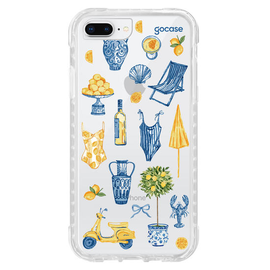 Capinha para celular  Verão na Itália Elementos