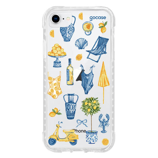Capinha para celular  Verão na Itália Elementos