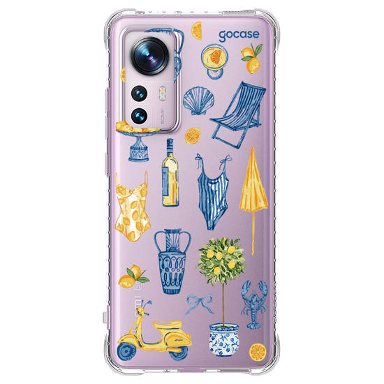 Capinha para celular  Verão na Itália Elementos