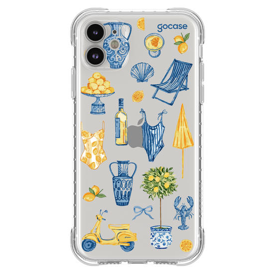 Capinha para celular  Verão na Itália Elementos