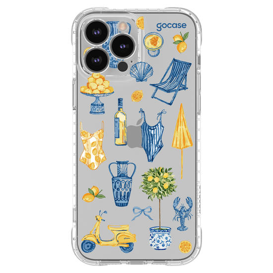 Capinha para celular  Verão na Itália Elementos