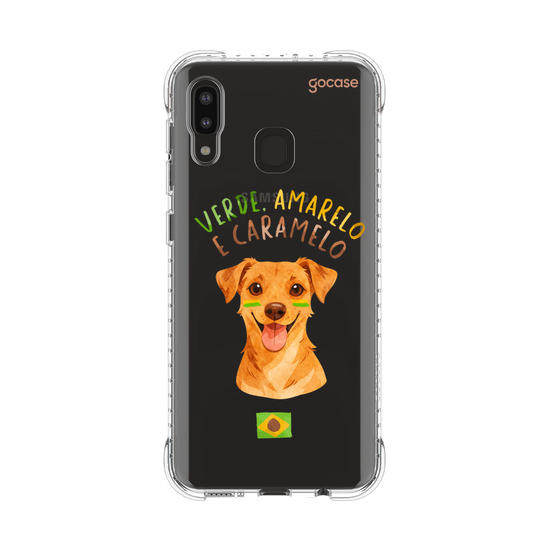 Capinha para celular  Verde Amarelo e Caramelo