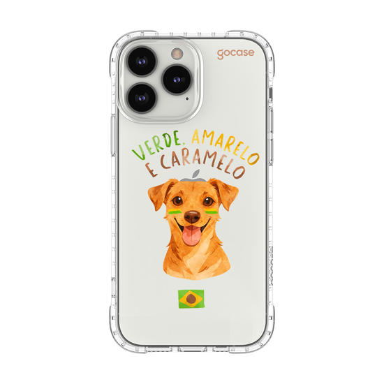 Capinha para celular  Verde Amarelo e Caramelo