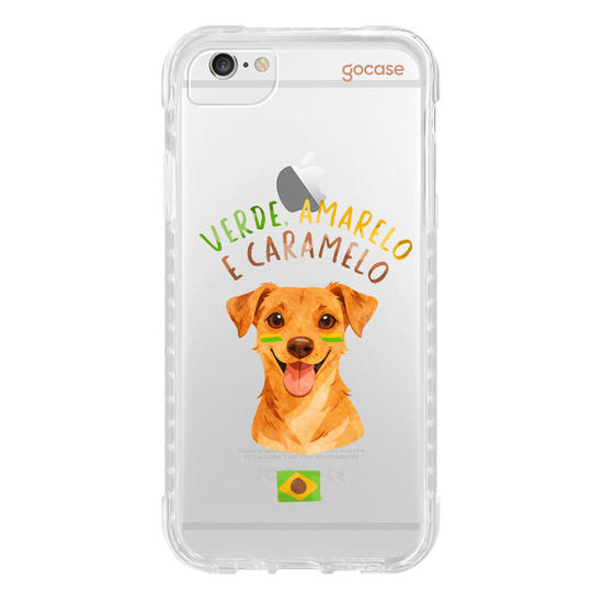 Capinha para celular  Verde Amarelo e Caramelo