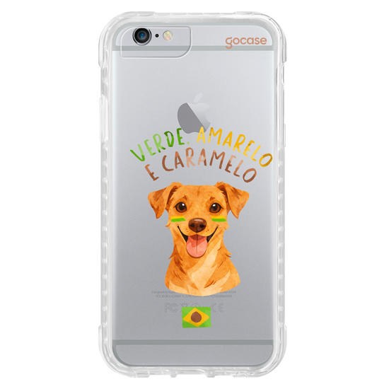 Capinha para celular  Verde Amarelo e Caramelo