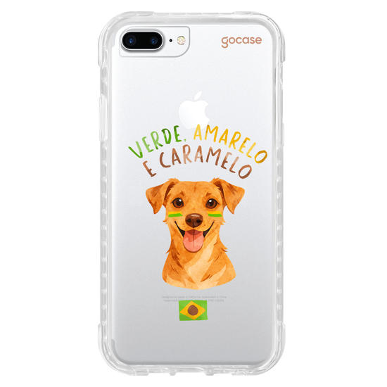 Capinha para celular  Verde Amarelo e Caramelo