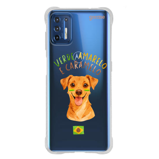 Capinha para celular  Verde Amarelo e Caramelo