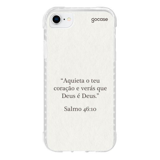 Capinha para celular  Versículo - Aquieta o teu coração