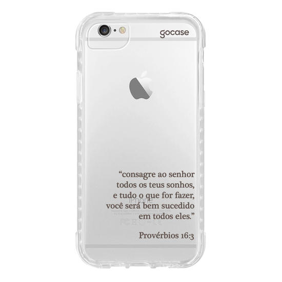 Capinha para celular  Versículo - Consagração de Sonhos