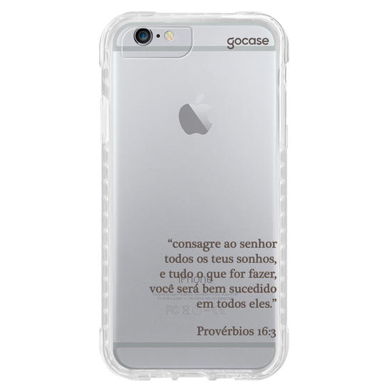 Capinha para celular  Versículo - Consagração de Sonhos