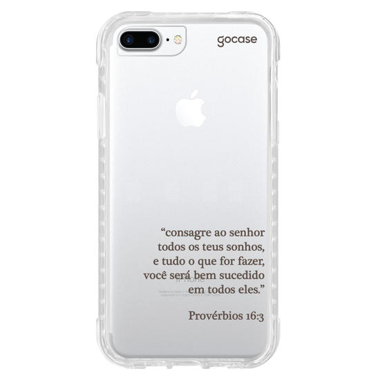 Capinha para celular  Versículo - Consagração de Sonhos