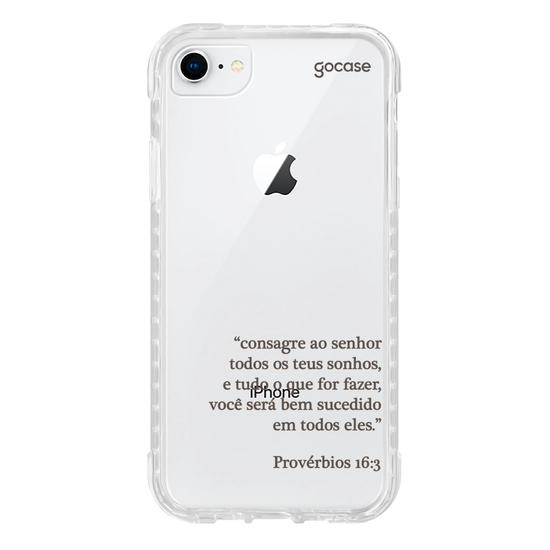 Capinha para celular  Versículo - Consagração de Sonhos