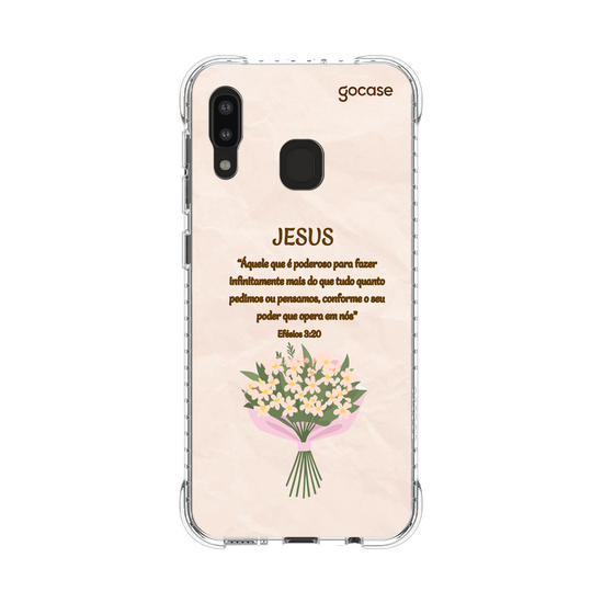 Capinha para celular  Versículo - Efésios 3:20
