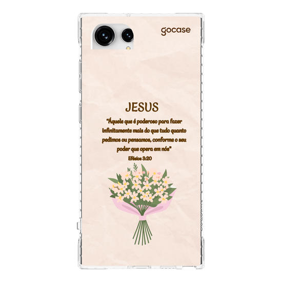 Capinha para celular  Versículo - Efésios 3:20