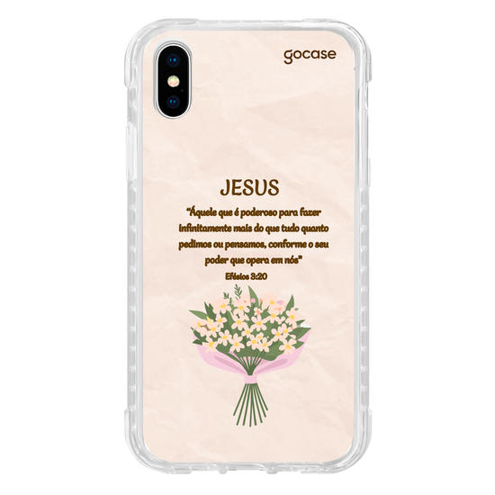 Capinha para celular  Versículo - Efésios 3:20
