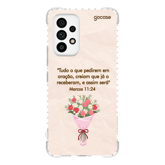Capinha para celular  Versículo - Marcos 11:24
