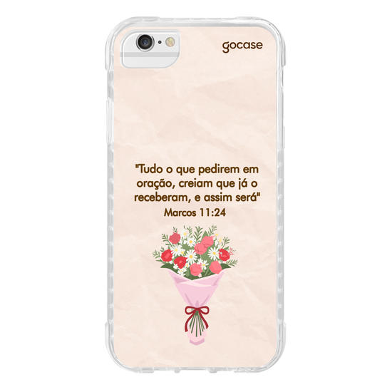 Capinha para celular  Versículo - Marcos 11:24