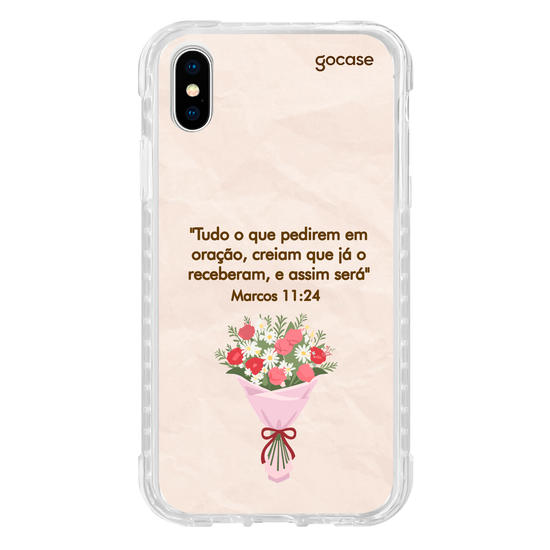 Capinha para celular  Versículo - Marcos 11:24