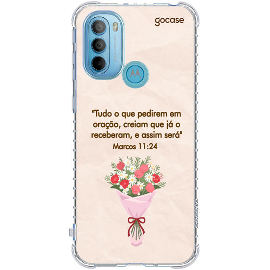 Capinha para celular  Versículo - Marcos 11:24