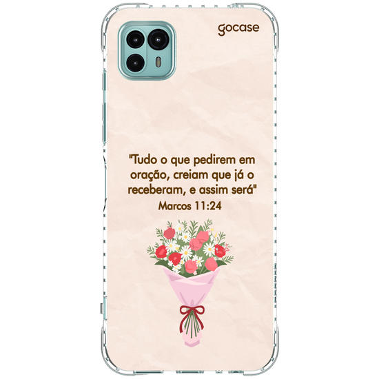 Capinha para celular  Versículo - Marcos 11:24