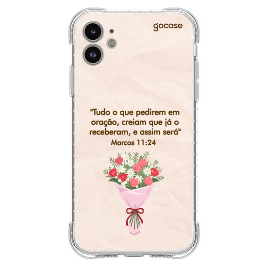 Capinha para celular  Versículo - Marcos 11:24