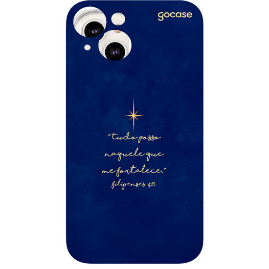 Capinha para celular  Versículo - Tudo Posso