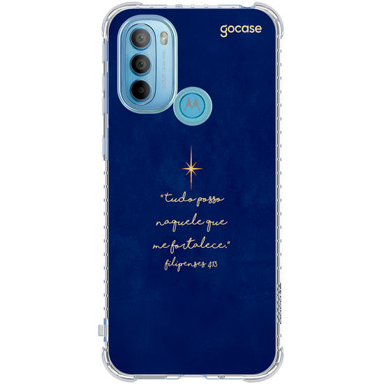 Capinha para celular  Versículo - Tudo Posso