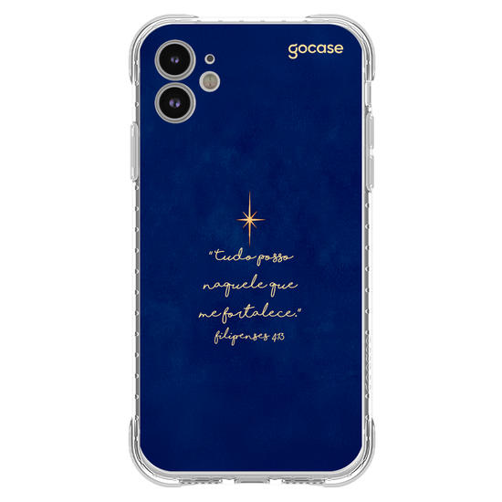 Capinha para celular  Versículo - Tudo Posso