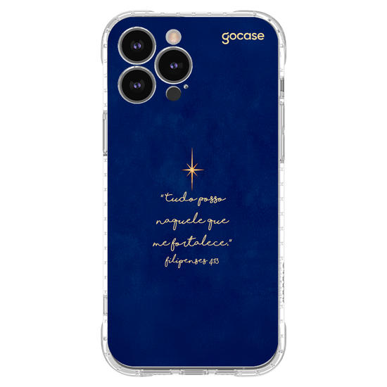 Capinha para celular  Versículo - Tudo Posso